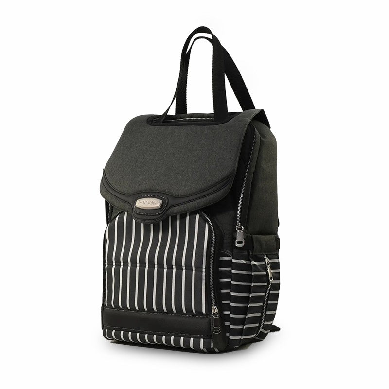 Zigzag Formi Diaper Bag – Stylish Waterproof Linen with Full Padding and Innovative Organization