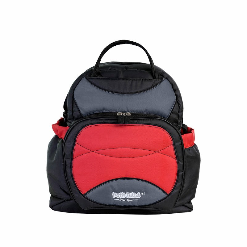 Spectacular Red Diaper Bag with Changing Mat - Ultimate Organization & Versatility