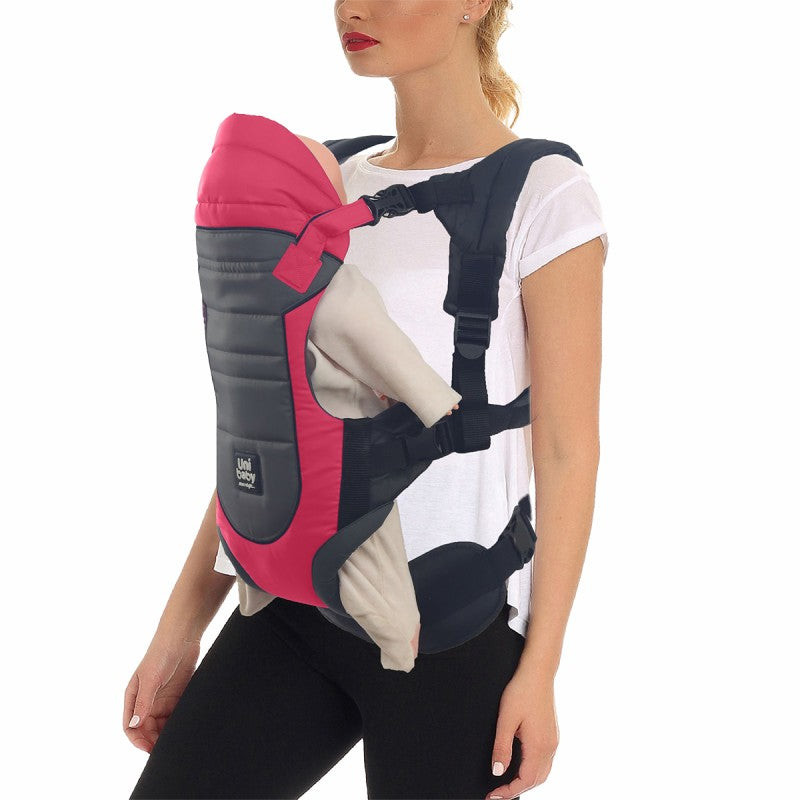 Uni Baby Baby Carrier in green & navy - 5 Positions, Ergonomic Design with Back Support | Uni Baby