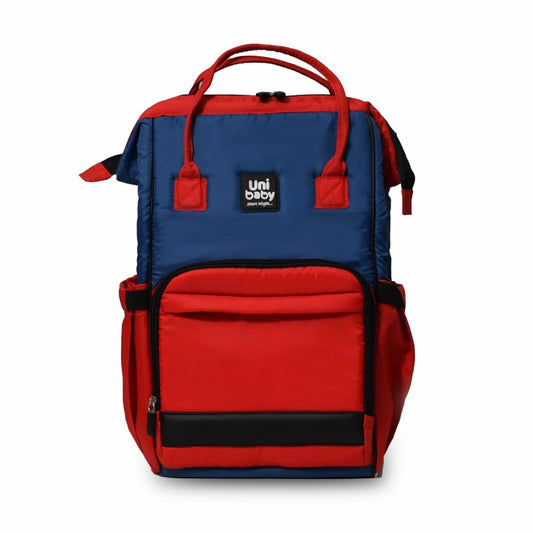 Uni Baby Diaper Bag - Red and Navy | Stylish and Functional |Uni Baby