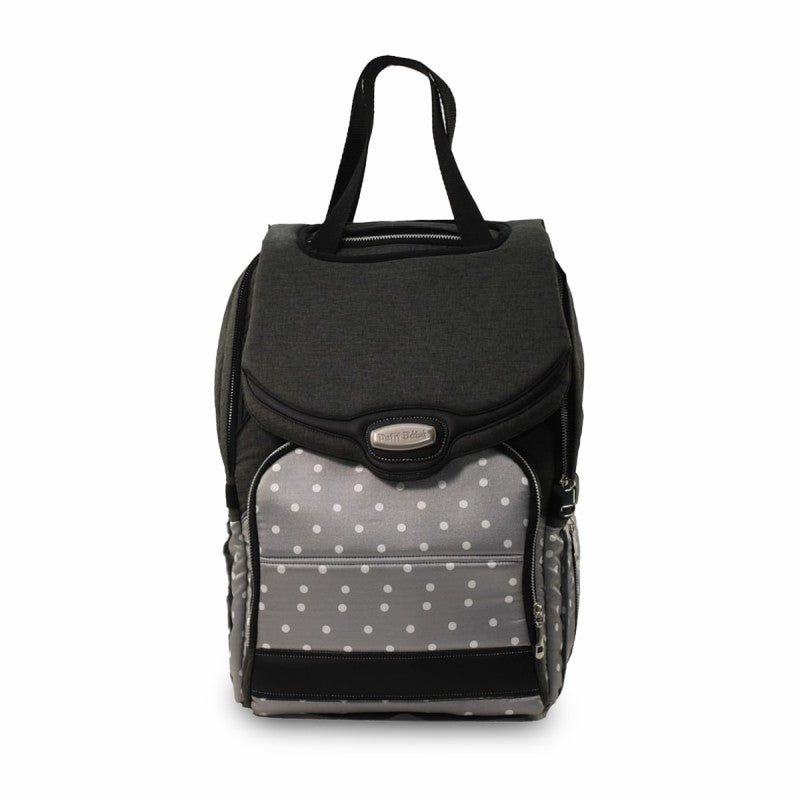 Dotted Formi Diaper Bag – Elegant Waterproof Linen with Full Padding and Superior Organizational Features