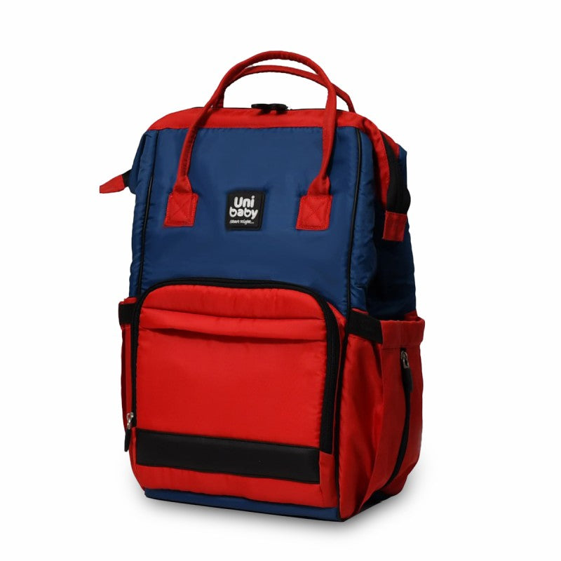 Uni Baby Diaper Bag - Red and Navy | Stylish and Functional |Uni Baby