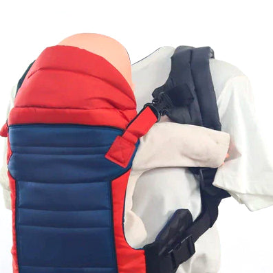 Uni Baby Baby Carrier in Red & Vavy - 5 Positions, Ergonomic Design with Back Support | Uni Baby