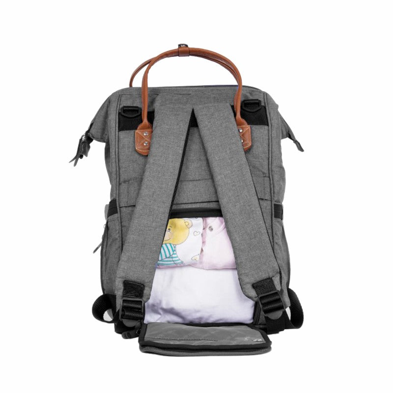 Premium Max Diaper Bag - Gray | Stylish, Functional, and Spacious for Parents