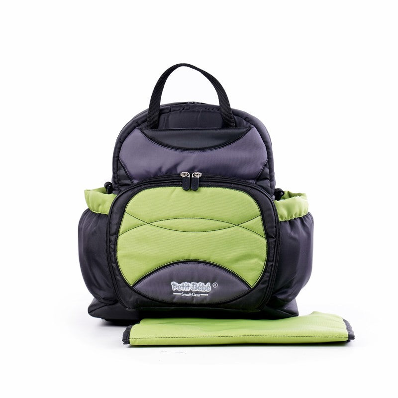 Spectacular Green Diaper Bag with Changing Mat - Ultimate Organization & Versatility