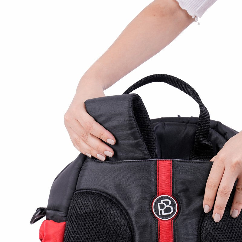 Spectacular Red Diaper Bag with Changing Mat - Ultimate Organization & Versatility