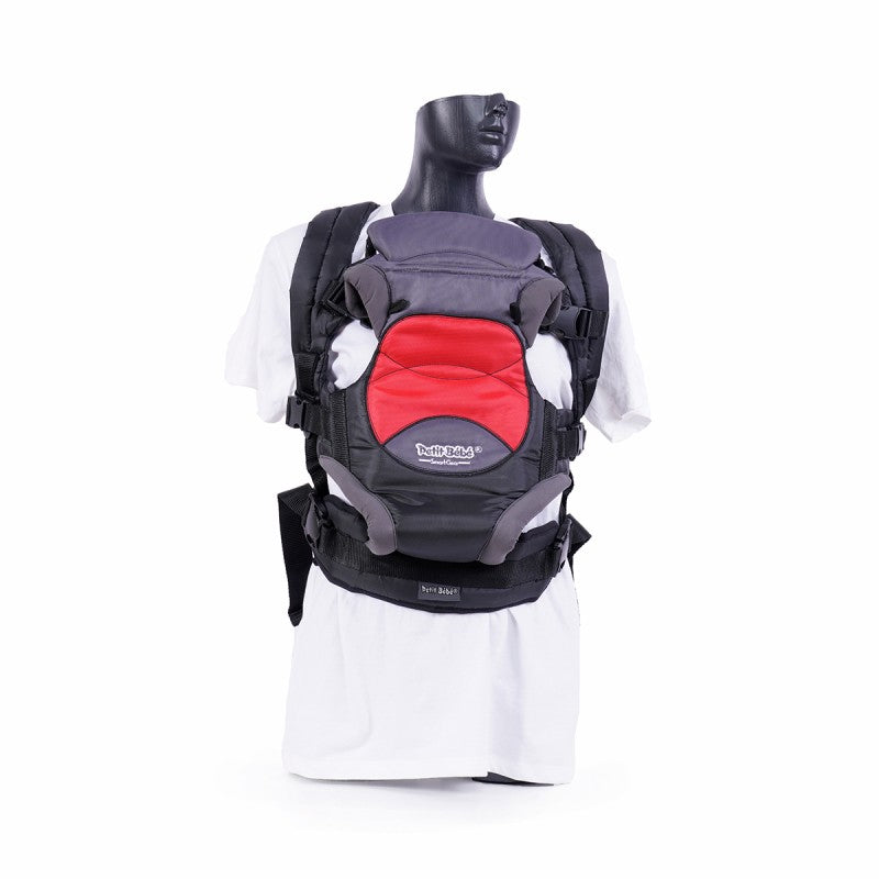 Smart Gear Ergonomic Baby Carrier - Comfortable Red Baby Carrier for All-Day Support