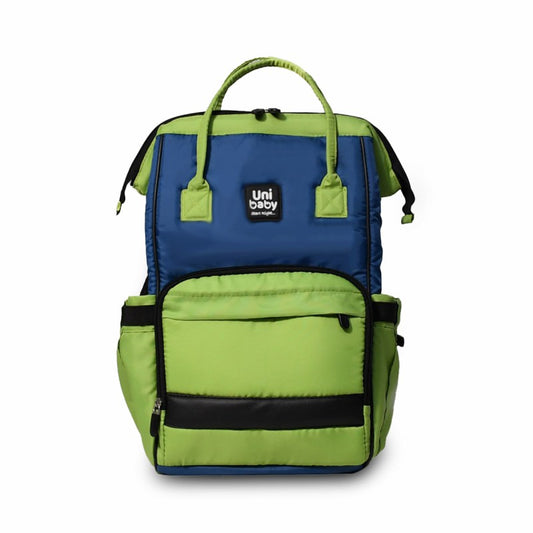 Uni Baby Diaper Bag - Green and Navy | Stylish and Functional |Uni Baby